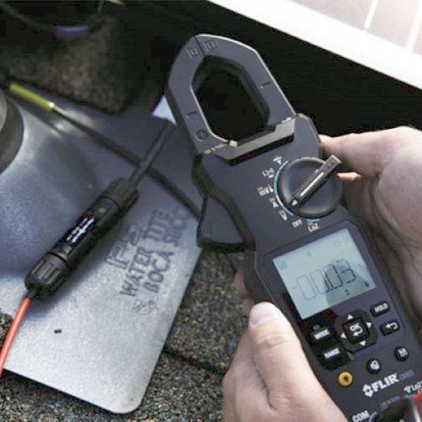 FLIR-CM65 แคลมป์มิเตอร์พลังงานแสงอาทิตย์ │ True RMS 600A Solar Clamp Meter